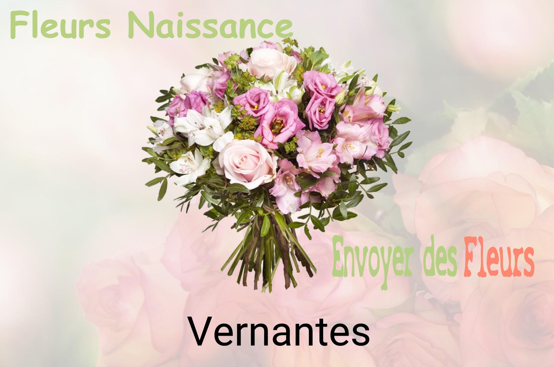 Bouquet de fleurs de naissance livré à Vernantes